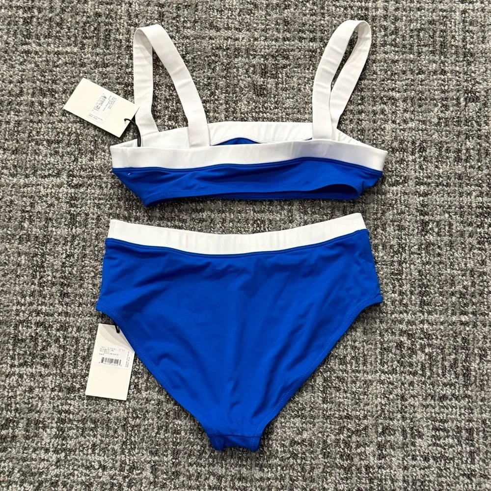 STAUD - Liv Bikini Top + Devon High Rise Bikini Bottoms - Picture 8 of 10